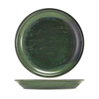 Aqua Green Terra Porcelain Coupe Plate